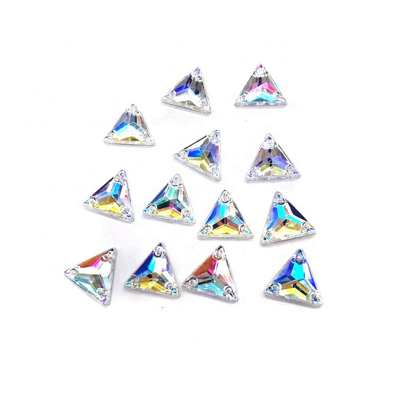 DIY Garment Accessories stone flatback triangel acrylic jewelry gem