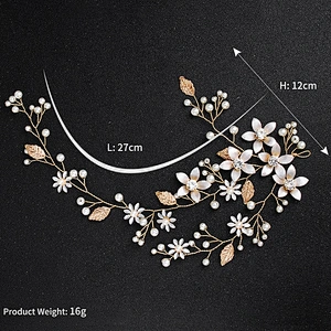 2020 Wholesale Elegant wedding crystal bridal hair accessories flower hair decorations