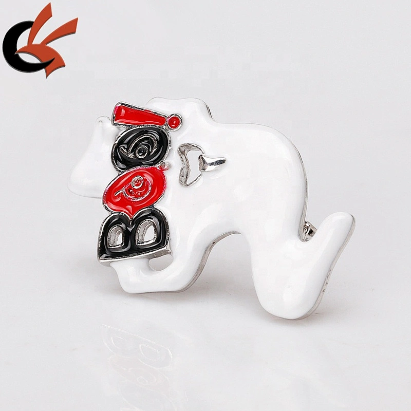 New creative Halloween cartoon brooch enamel ghost soul ornament brooch pin