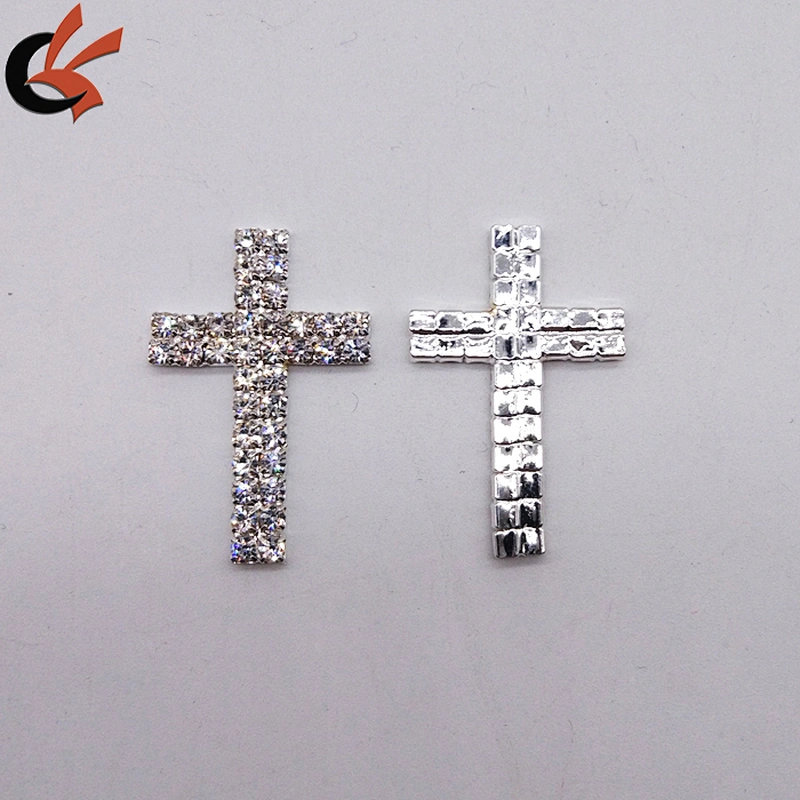 Wholesale Ex-factory Price Diamond Rhinestone Cross Buckle