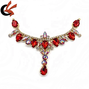 wholesale luxury metal accessories crystal rhinestone bikini connectors