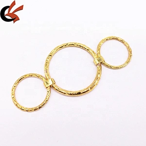 Cheap Price Gold Metal Circle Round Ring Women Swim Bikini Connector Wholesale