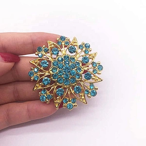 Rhinestones Decoration Vintage Crystal Rhinestone Brooch  for DIY Wedding Decoration Hair Accessories