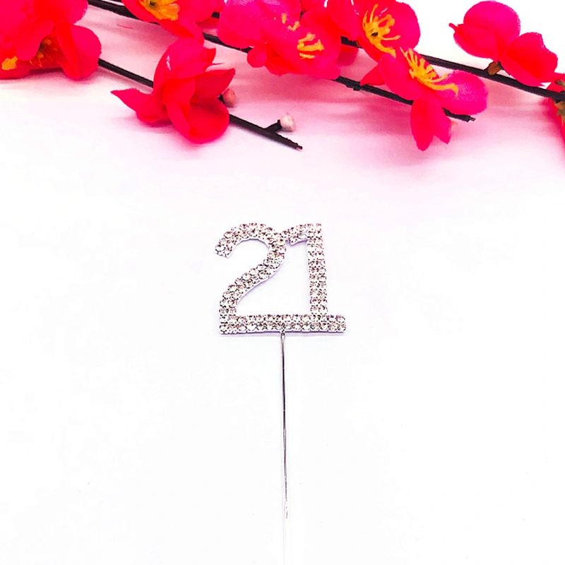 Latest birthday crystal cake topper  for cake shop