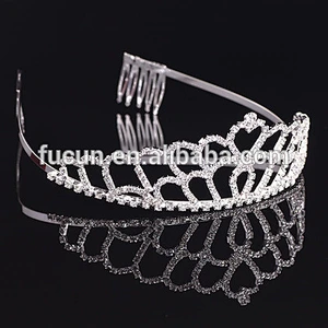 Wholesale Fashion crystal wedding tiaras Hair Accessories jewelry crown tiara for kids