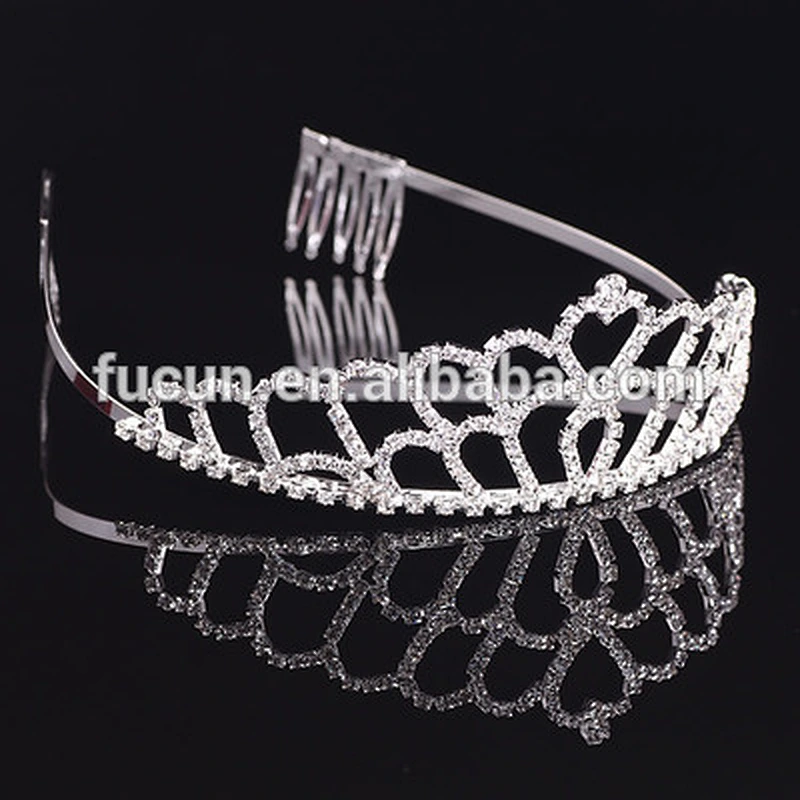 Wholesale Fashion crystal wedding tiaras Hair Accessories jewelry crown tiara for kids