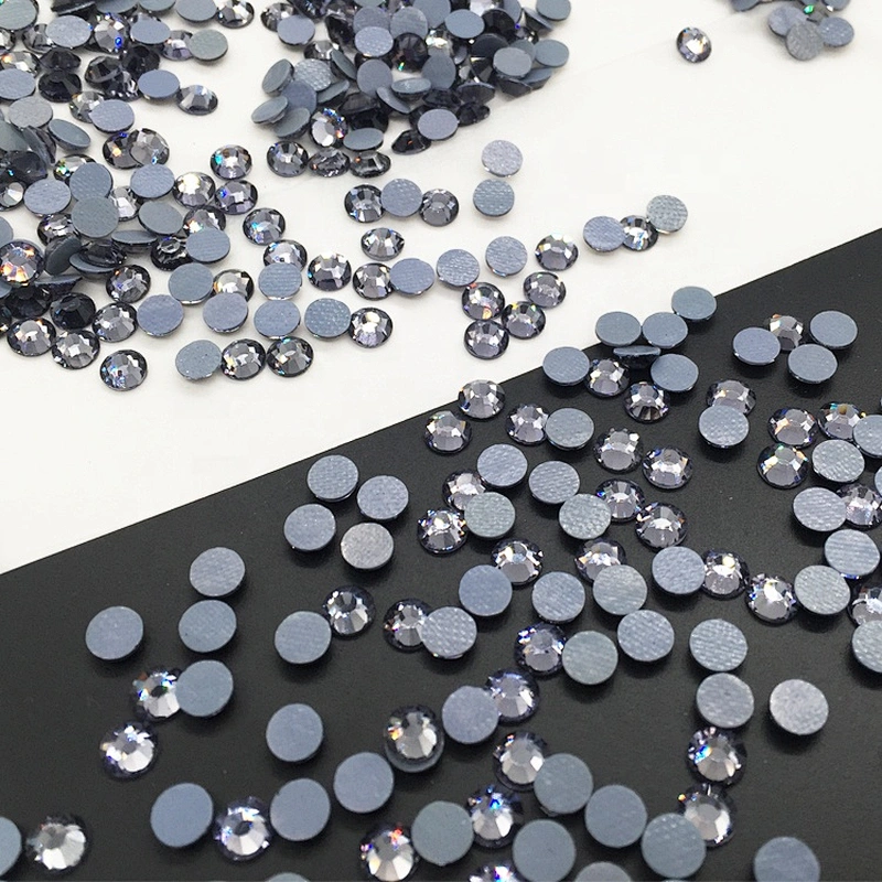 DMC Quality Hot-fix Rhinestone Flatback Crystal Glass Iron On Crystal TRA HFT Rhinestone For Garments Gem