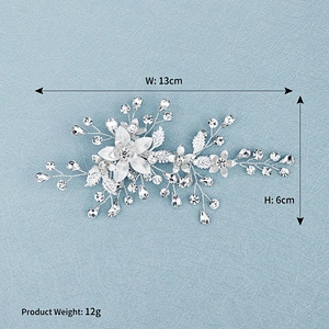 Whole Wedding Bridal Hair Accessories Crystal Rhinestone Hair Clips