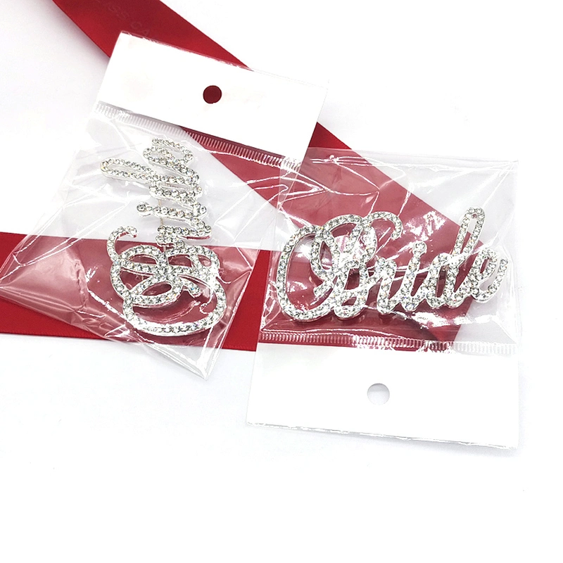 fashion wedding rhinestone diamante bride brooch pin