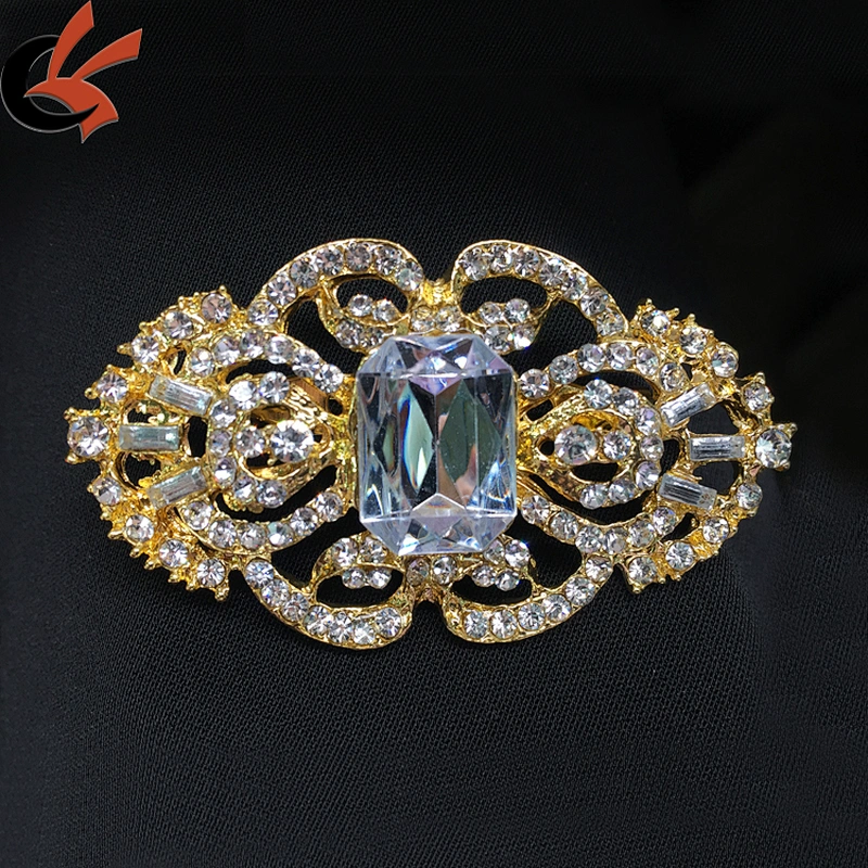 Fashion Women Jewelry Rhinestone Brooch for Wedding Invitations