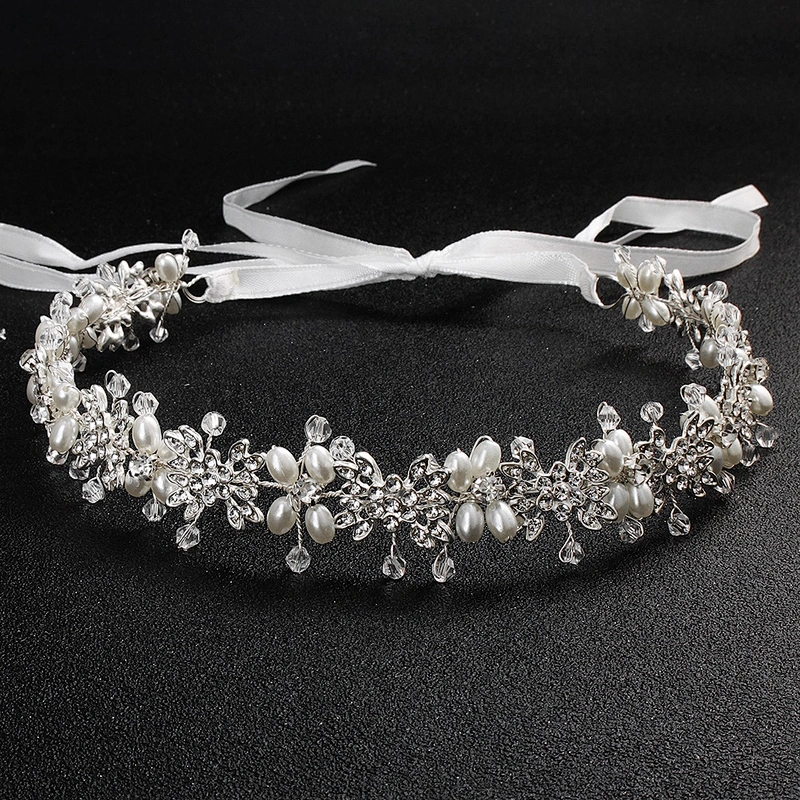 Wholesale Imitate Pearl Crystal Bead Rhinestone Hairband Hair Accessories