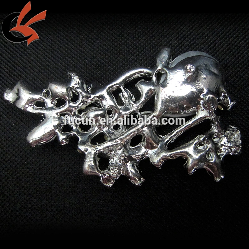 Antique crystal clear headband decoration diamante rhinestone brooch