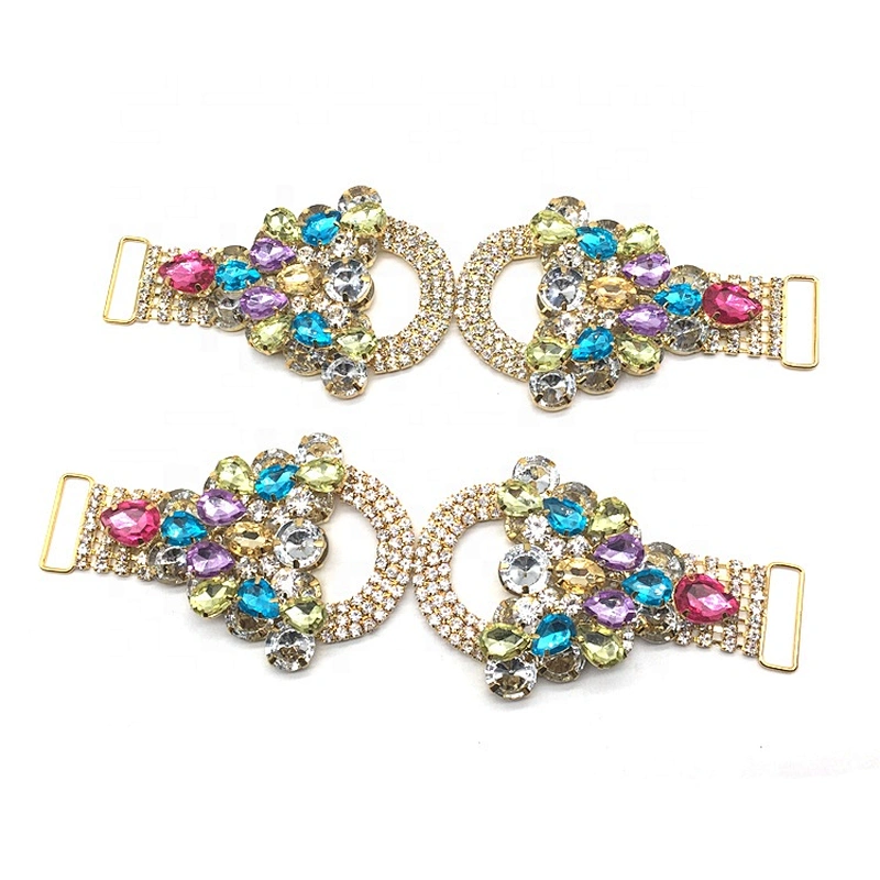 Sexy Bikini Women Swimwear 2021 Solid Swimsuit Female Accessories Bikini Suit Rhinestone Connector