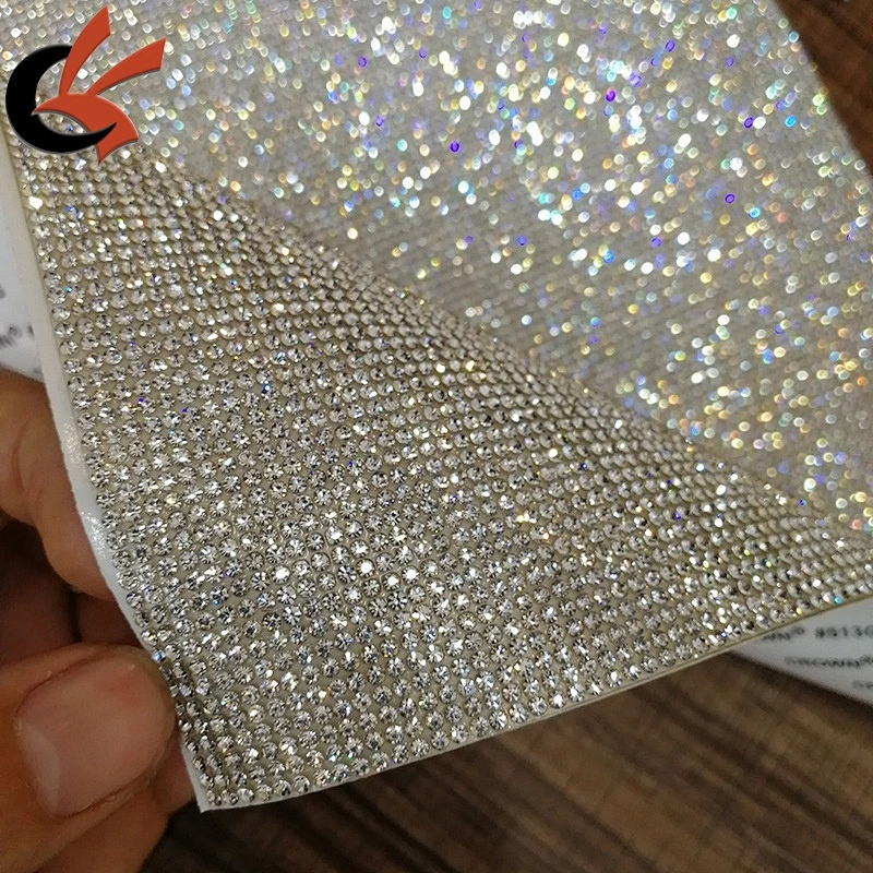 24x40cm Rhinestones Hotfix Hot Fix Iron On Applique Banding Mesh Sheet Wedding Dresses Shoes Trim