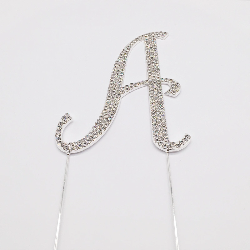 Customized Birthday Alphabet Clear Cake Topper Cake Favor Decoration for sell