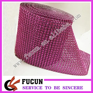Rhinestone Mesh Trim Plastic Sew On Trim Applique Garments Wedding Accents Party Decoration Diamond Mesh