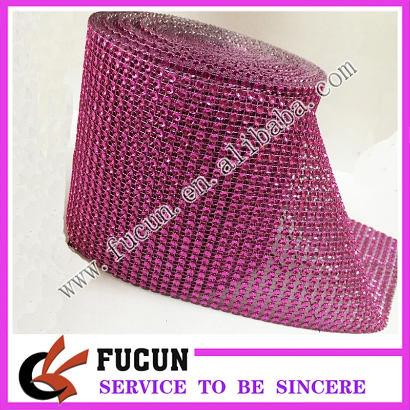 Rhinestone Mesh Trim Plastic Sew On Trim Applique Garments Wedding Accents Party Decoration Diamond Mesh