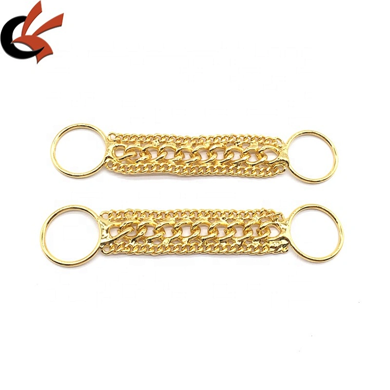 Fashion Wholesale New Design Bikini Connectors Gold Cycle Chain Bikini Connector For Top Swimsuit