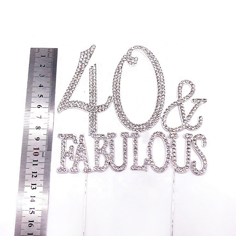 Party & Holiday supplies crystal cake topper for cake decoration accessories