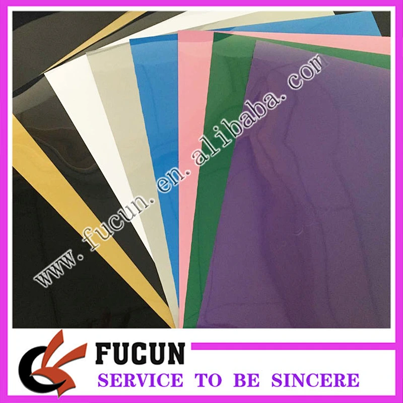 2020 promotion free shipping korean quality 10*12 inches assorted color PU heat transfer vinyl sheet for clothing