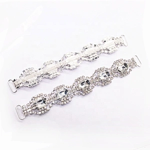 Custom Hot Sale Sparkle Bling Reusable Washable Rhinestone Crystal Bikini Connector