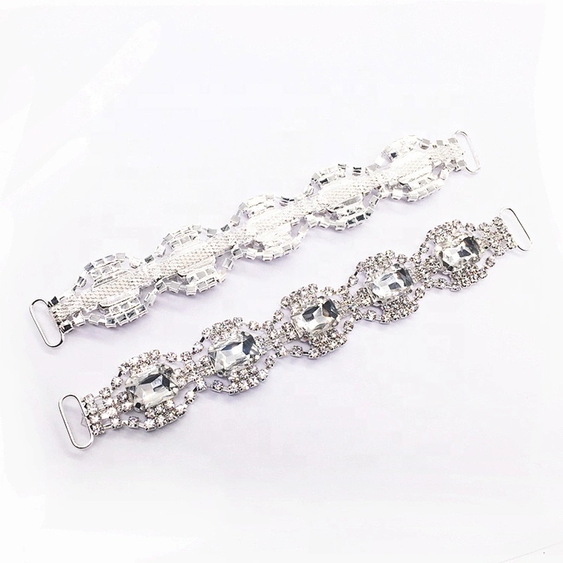 Custom Hot Sale Sparkle Bling Reusable Washable Rhinestone Crystal Bikini Connector