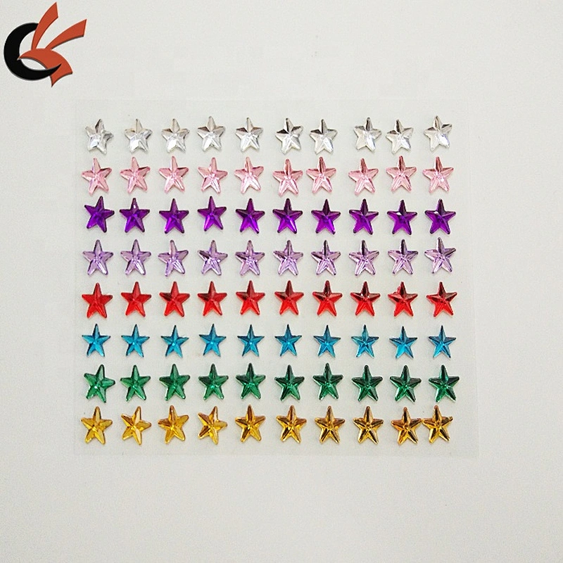 Decorative Self-adhesive Square Shape sticker Rhinestone crystal Sticker