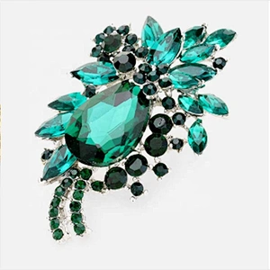 2021 High Quality New style zinc alloy jewelry crystal rhinestone  brooch for women