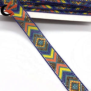 New design Retro Style crystals hot fix rhinestone tape for fashion dress