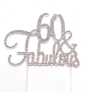 2021 New arrival Wedding Engagement decoration  crystal cake topper