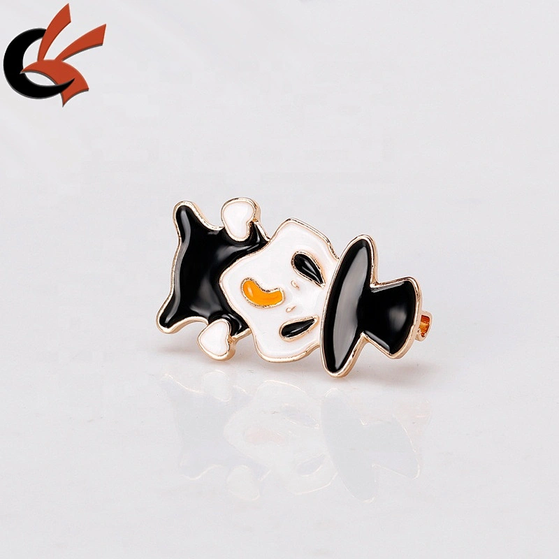Hot sale custom cute ghost decorations kids pin halloween brooch for halloween party