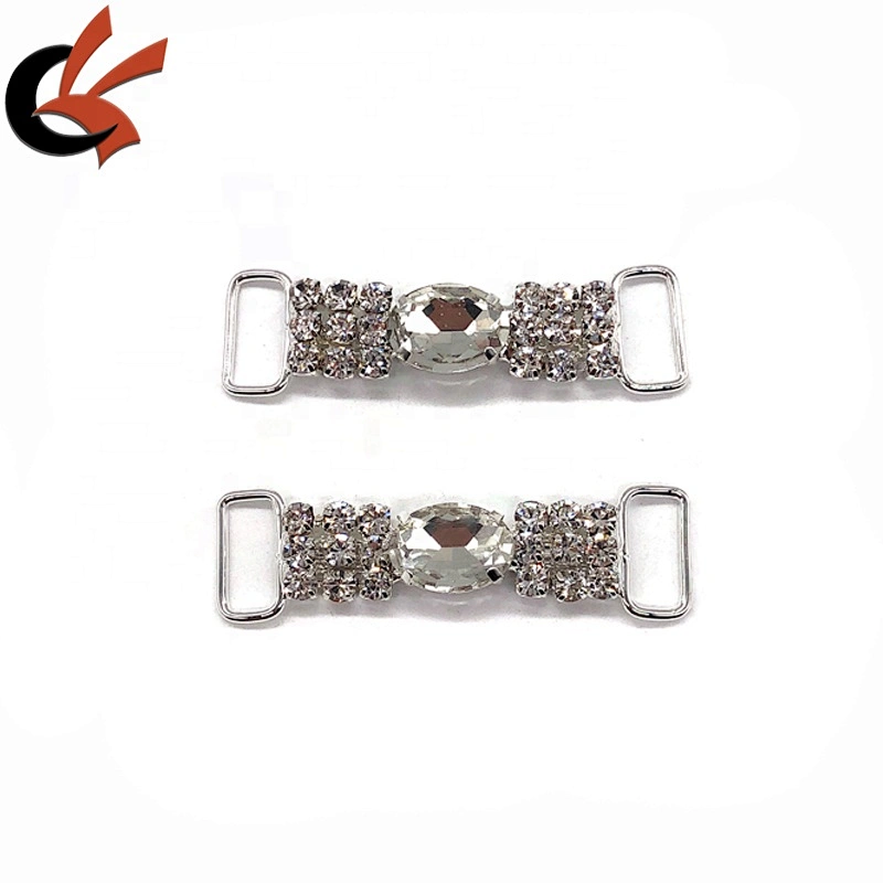 5.4cm Bag Shoes Clothing Swimwear Bra Accessories Rhinestone Decor Connectors Buckle