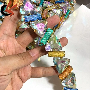 Customization designs rhinestone banding trimming for Carnival costume