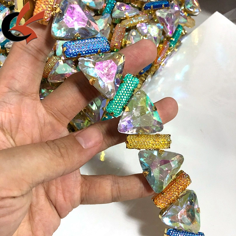 Customization designs rhinestone banding trimming for Carnival costume