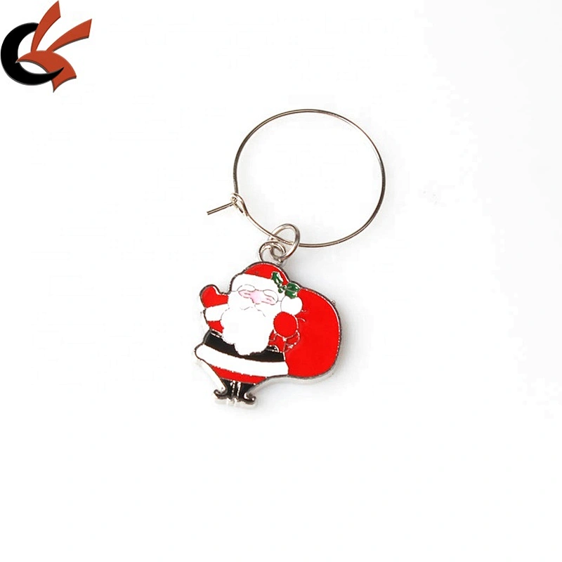 Christmas stock up 6pcs of set 6 wine glass charms for Bar Xmas party wine glass charms