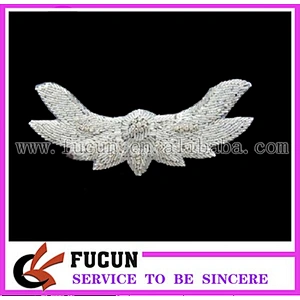 Wholesale rhinestone Applique For Wedding Dress By Handmade