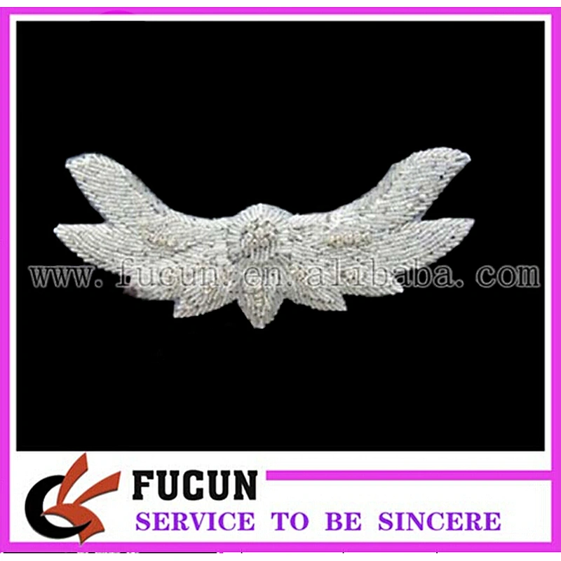 Wholesale rhinestone Applique For Wedding Dress By Handmade