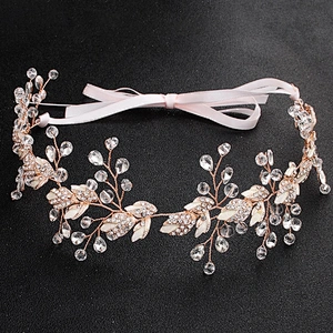 2020 HOT SALE handmade wedding rhinestone crystal bead hair band hair accessories