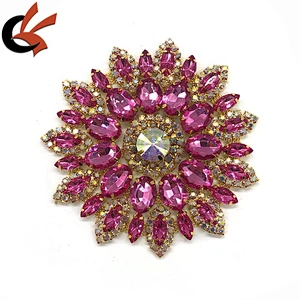 Diamante Motif Sparkling Sew On Crystal Rhinestone Applique Patch Belts Dress