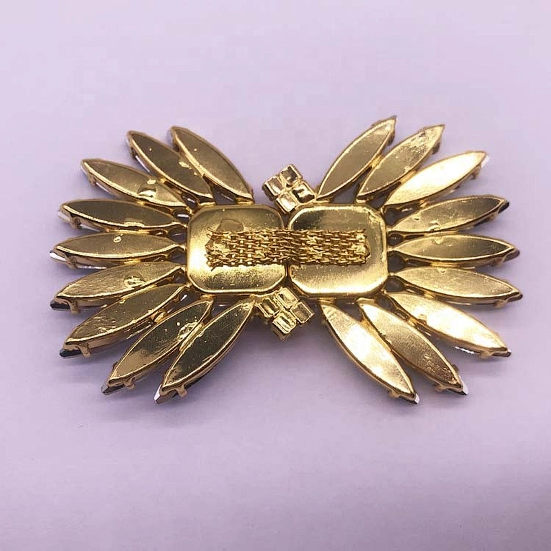 Decorative Crystal AB Rhinestone Shoe Buckle Accessories Buckle for Women Shoes