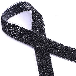 Wholesale Shiny rhinestone trim for  Christmas ornament