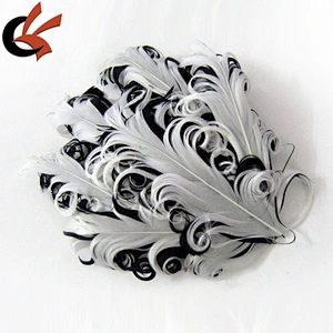 white on sky blue Nagorie Curly Feather Pad