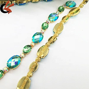 Wholesale cheap clothing stunning array acrylic rhinestone trims embellishments chains trimming