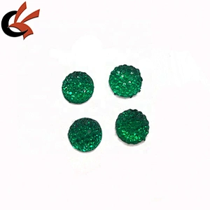 Dotted surface shinning various shape flatback resin rhinestones