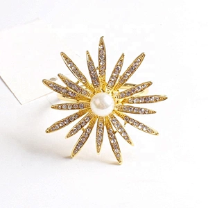Factory Bulk Sale Creative Wedding Decoration Jewellery Rhinestone Napkin Holder Ring