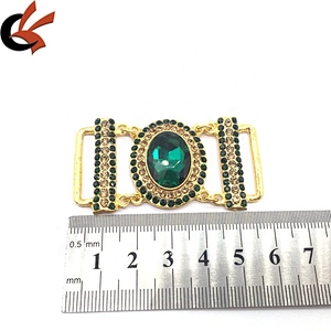 Bikini connector ornament gold setting rhinestone bikini connector for women