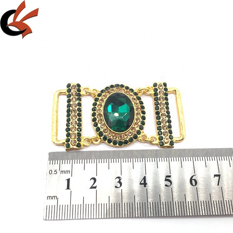 Bikini connector ornament gold setting rhinestone bikini connector for women
