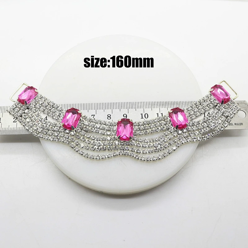 Strass Rhinestone Bikini chain Connector For Swimming Wear decoration