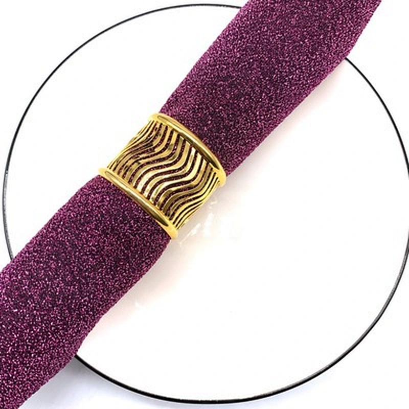 Custom Wholesale cheap Table Napkin Ring Wedding Decorative Napkin Rings for Restaurant