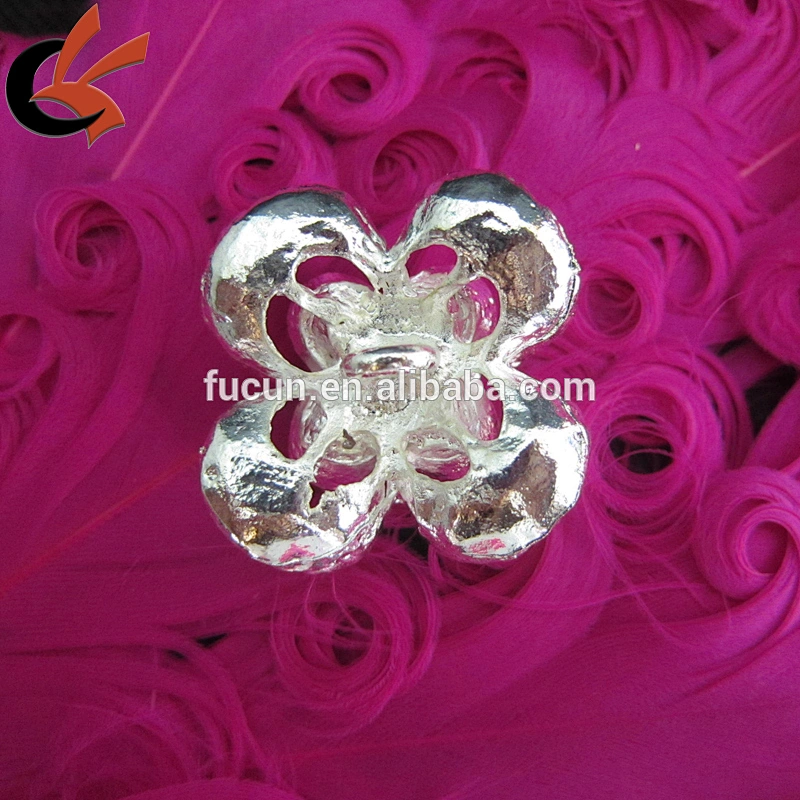 Cute Small Silver Plated and Pearl Flower Wedding Brooch Pin